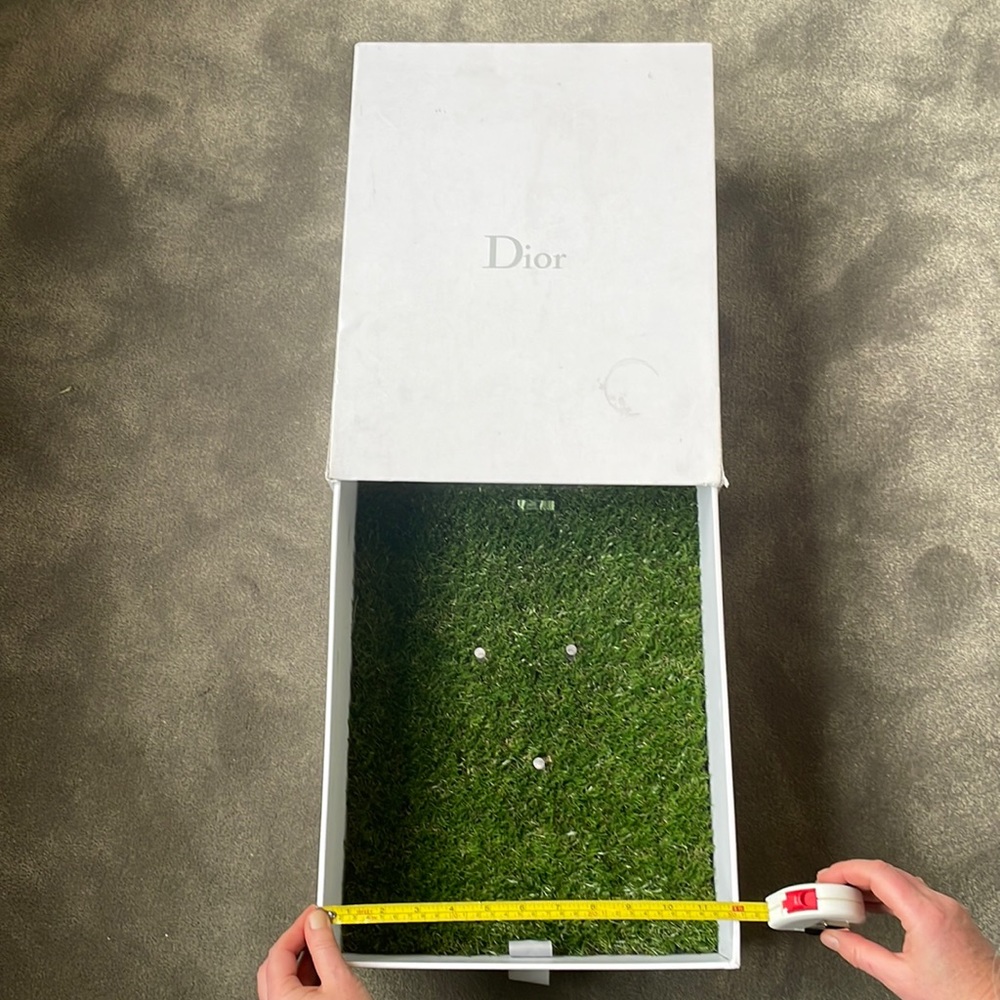 Limited Edition Empty Dior Box with Turf Insert